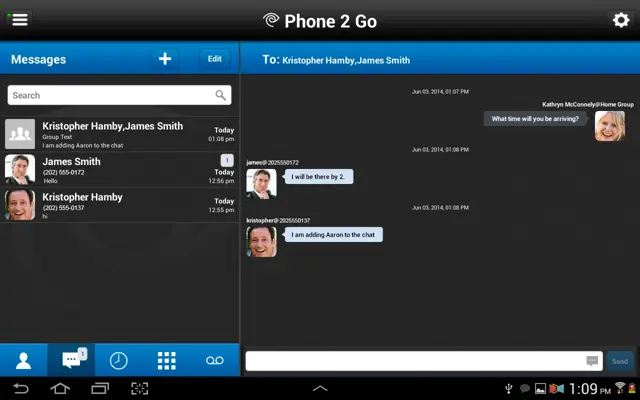 Phone 2 Go android App screenshot 9