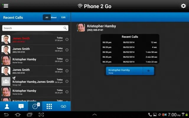 Phone 2 Go android App screenshot 7